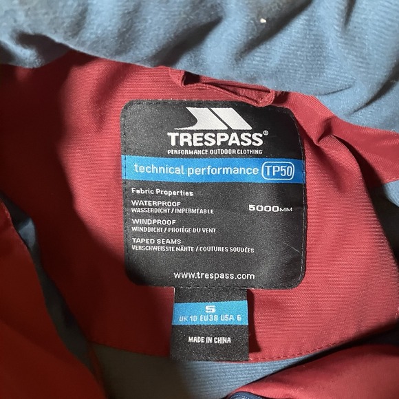 Trespass Technical Performance Fur Hooded WaterProof Windproof Women Jacket S(6) - Picture 2 of 7